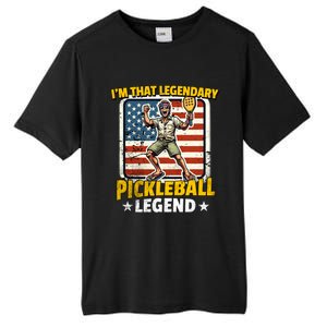 Us Pickleball Legend Pickleball Gift Tall Fusion ChromaSoft Performance T-Shirt