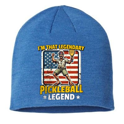 Us Pickleball Legend Pickleball Gift Sustainable Beanie