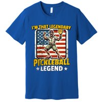 Us Pickleball Legend Pickleball Gift Premium T-Shirt