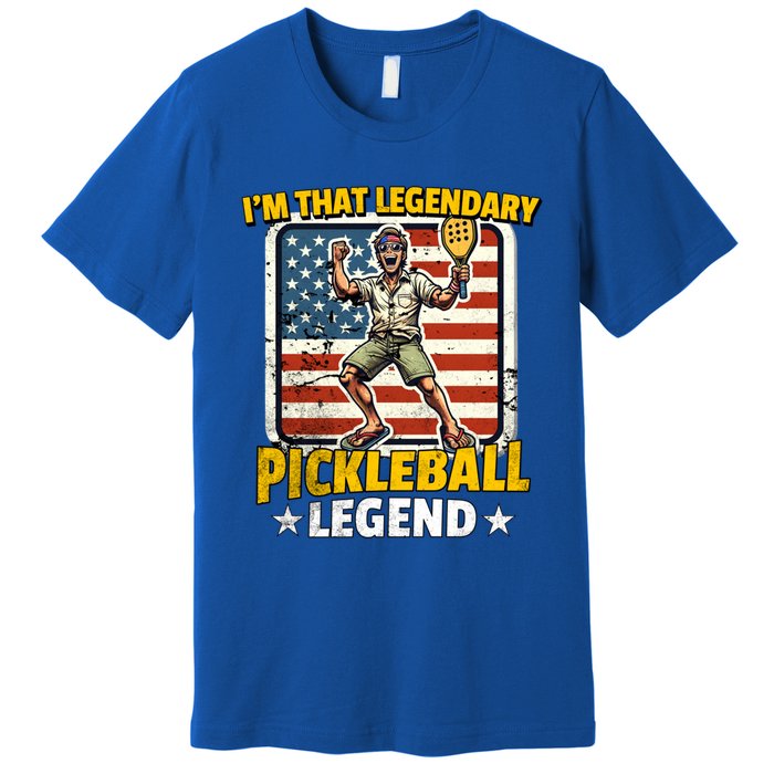 Us Pickleball Legend Pickleball Gift Premium T-Shirt