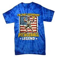 Us Pickleball Legend Pickleball Gift Tie-Dye T-Shirt