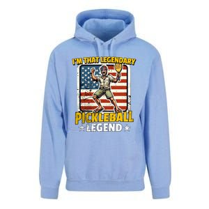 Us Pickleball Legend Pickleball Gift Unisex Surf Hoodie