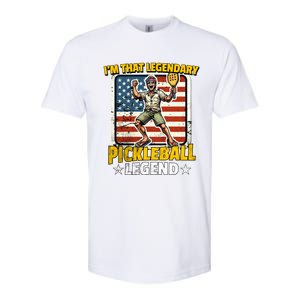 Us Pickleball Legend Pickleball Gift Softstyle CVC T-Shirt