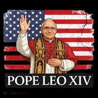 USA Pope Leo XIV Robert American Flag Impact Tech Backpack