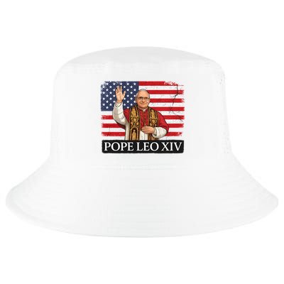 USA Pope Leo XIV Robert American Flag Cool Comfort Performance Bucket Hat