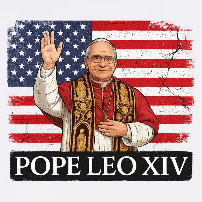 USA Pope Leo XIV Robert American Flag Cool Comfort Performance Bucket Hat