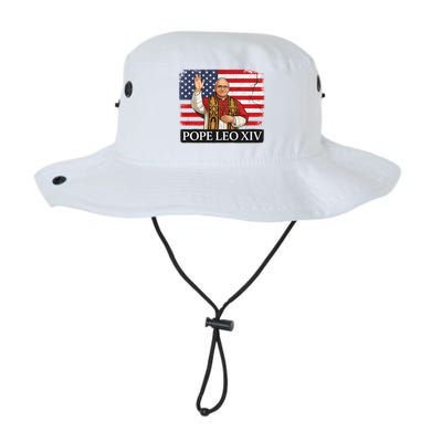 USA Pope Leo XIV Robert American Flag Bucket Hat