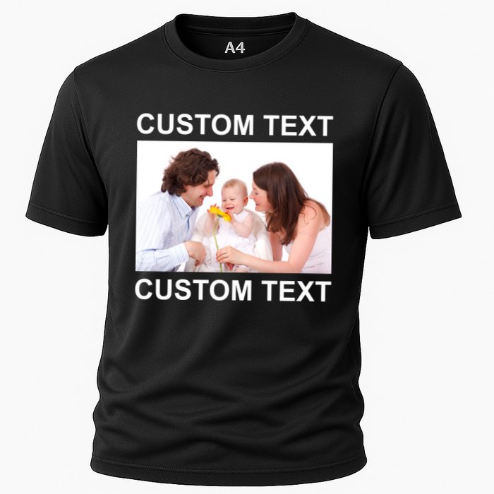 Upload Personalize Design or Photo Custom Text Performance Shirt