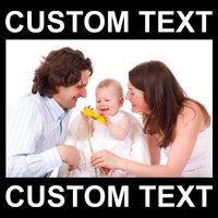 Upload Personalize Design or Photo Custom Text Sweatshirt