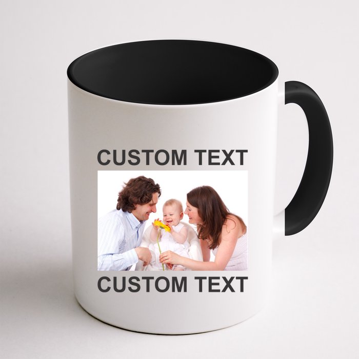 Upload Personalize Design or Photo Custom Text Mug