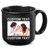 Upload Personalize Design or Photo Custom Text 15oz Campfire Ceramic Mug