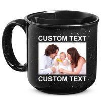 Upload Personalize Design or Photo Custom Text 15oz Campfire Ceramic Mug