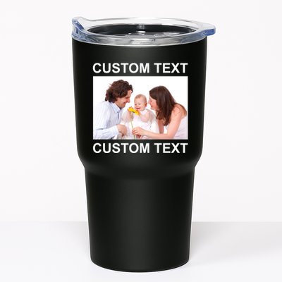Upload Personalize Design or Photo Custom Text Tumbler