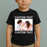 Upload Personalize Design or Photo Custom Text Toddler T-Shirt