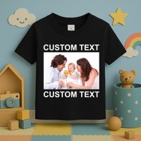 Upload Personalize Design or Photo Custom Text Toddler T-Shirt