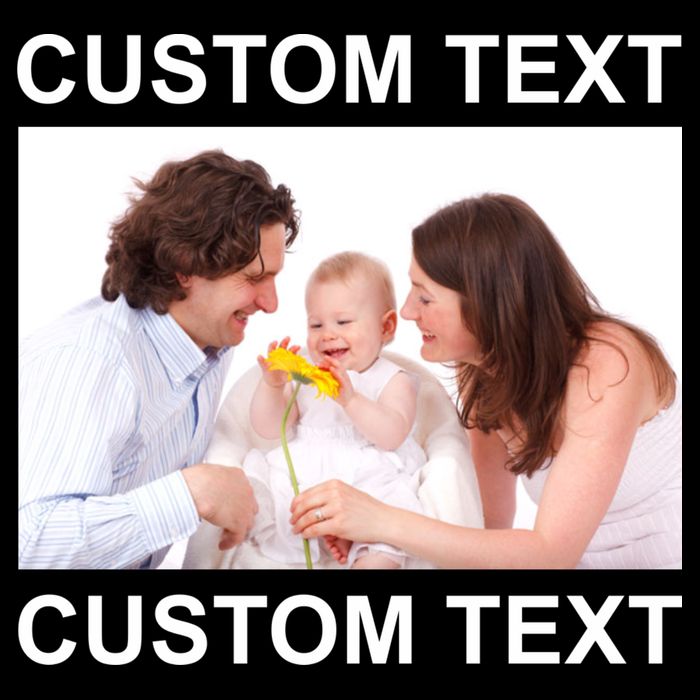 Upload Personalize Design or Photo Custom Text Toddler T-Shirt