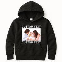 Upload Personalize Design or Photo Custom Text Kids Hoodie