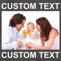 Upload Personalize Design or Photo Custom Text Vector Backpack