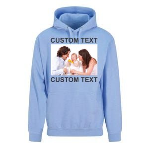 Upload Personalize Design or Photo Custom Text Unisex Surf Hoodie