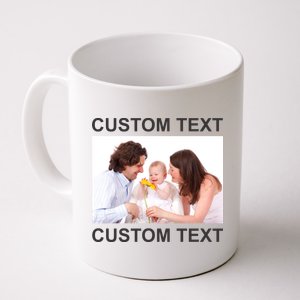 Upload Personalize Design or Photo Custom Text Coffee Mug