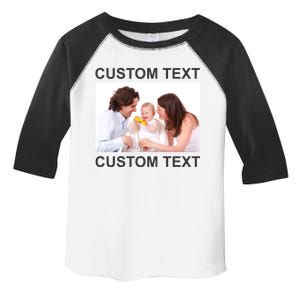 Upload Personalize Design or Photo Custom Text Toddler Fine Jersey T-Shirt