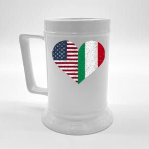 Us Patriotic Mixed American Flag Day And Italia 4th Of July Great Gift Beer Stein