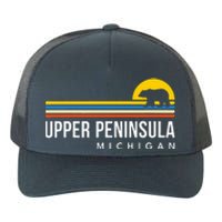 Upper Peninsula Michigan Mi Bear Vintage Retro Souvenirs Yupoong Adult 5-Panel Trucker Hat