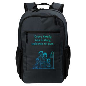 Uplifting Positive Message 'Every Family Has A Story' Gift Daily Commute Backpack