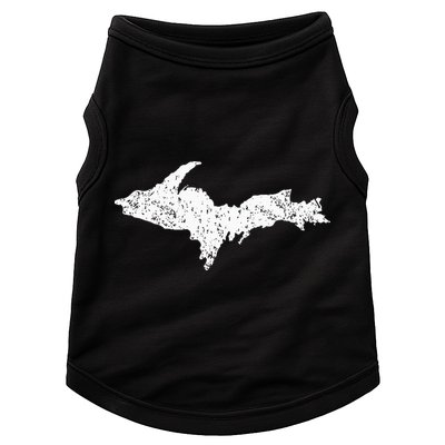 Upper Peninsula Map Up Home Yooper Pride Michigan Roots Doggie Tank
