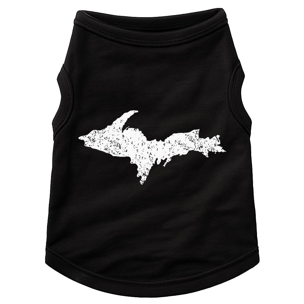 Upper Peninsula Map Up Home Yooper Pride Michigan Roots Doggie Tank