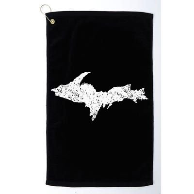 Upper Peninsula Map Up Home Yooper Pride Michigan Roots Golf Towel