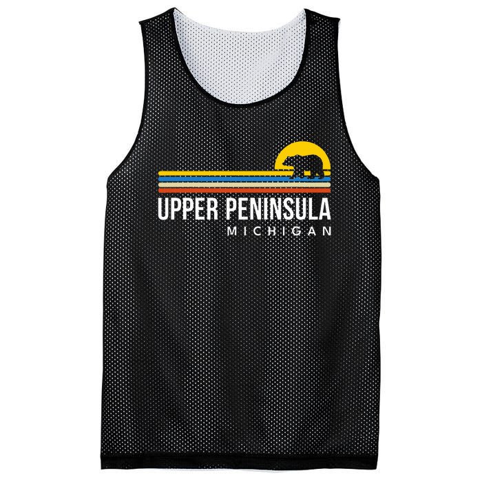 Upper Peninsula Michigan Mi Bear Mesh Reversible Basketball Jersey Tank