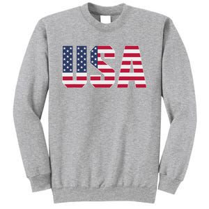 Usa Patriotic National American Flag Sweatshirt