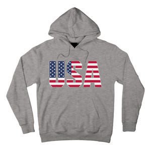 Usa Patriotic National American Flag Tall Hoodie