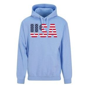 Usa Patriotic National American Flag Unisex Surf Hoodie