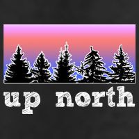UpNorth Sunset Pine Tree Lake Life Nature 11oz C Handle Ceramic Mug
