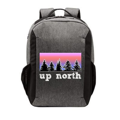 UpNorth Sunset Pine Tree Lake Life Nature Vector Backpack