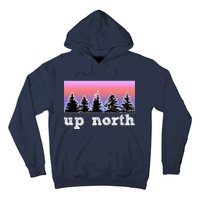 UpNorth Sunset Pine Tree Lake Life Nature Hoodie