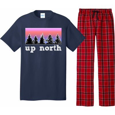 UpNorth Sunset Pine Tree Lake Life Nature Pajama Set