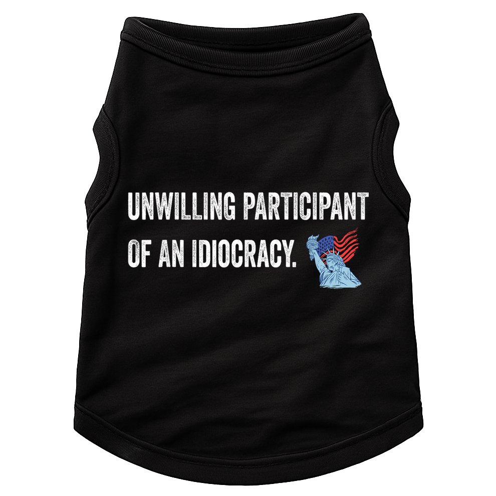 Unwilling Participant Of An Idiocracy Doggie Tank