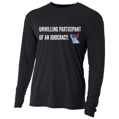 Unwilling Participant Of An Idiocracy Cooling Performance Long Sleeve Crew