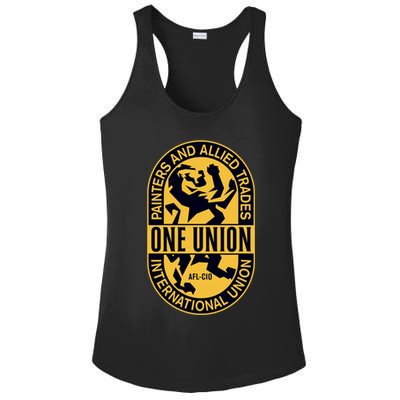 Union Painters One Union Ladies PosiCharge Competitor Racerback Tank
