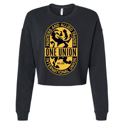 Union Painters One Union Cropped Pullover Crew