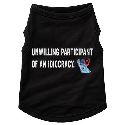 Unwilling Participant Of An Idiocracy Doggie Tank