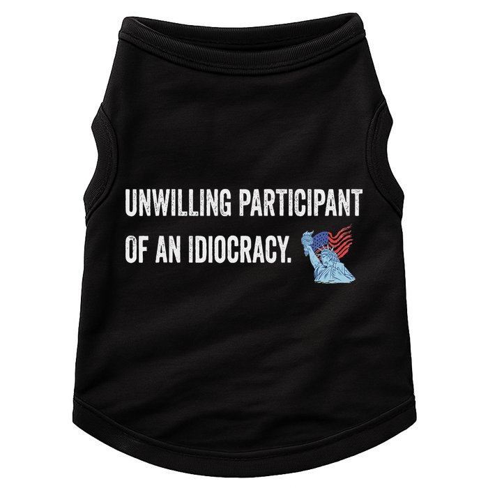 Unwilling Participant Of An Idiocracy Doggie Tank