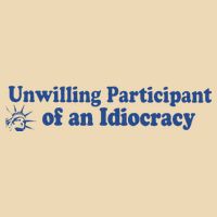 Unwilling Participant Of An Idiocracy Drawstring Bag