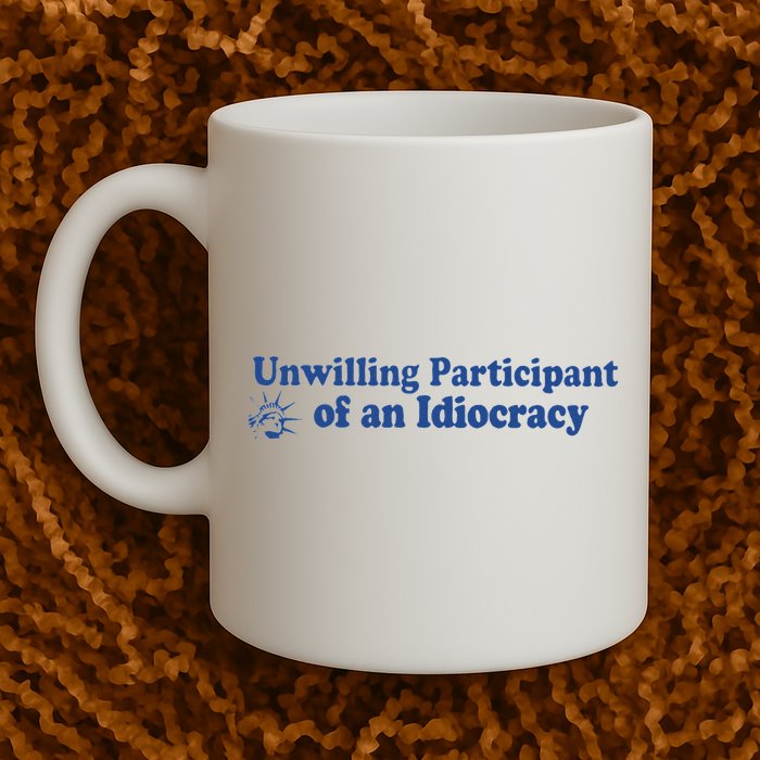 Unwilling Participant Of An Idiocracy Mug