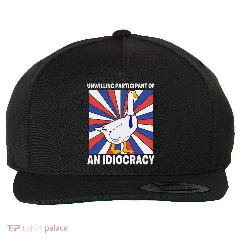 Unwilling Participant Of Idiocracy Wool Snapback Cap