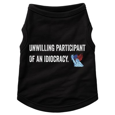 Unwilling Participant Of An Idiocracy Doggie Tank