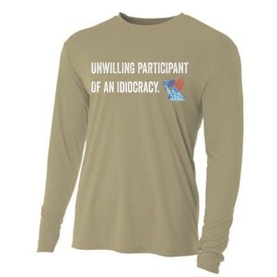 Unwilling Participant Of An Idiocracy Cooling Performance Long Sleeve Crew
